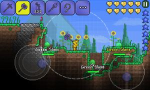 素材を採掘しアイテムや建物を作る2dアクションrpg Terraria あんどろいどスマート